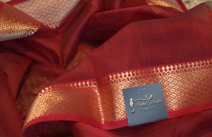 Maheswari Silk Saree Black with Maroon border and contrast maroon blouse