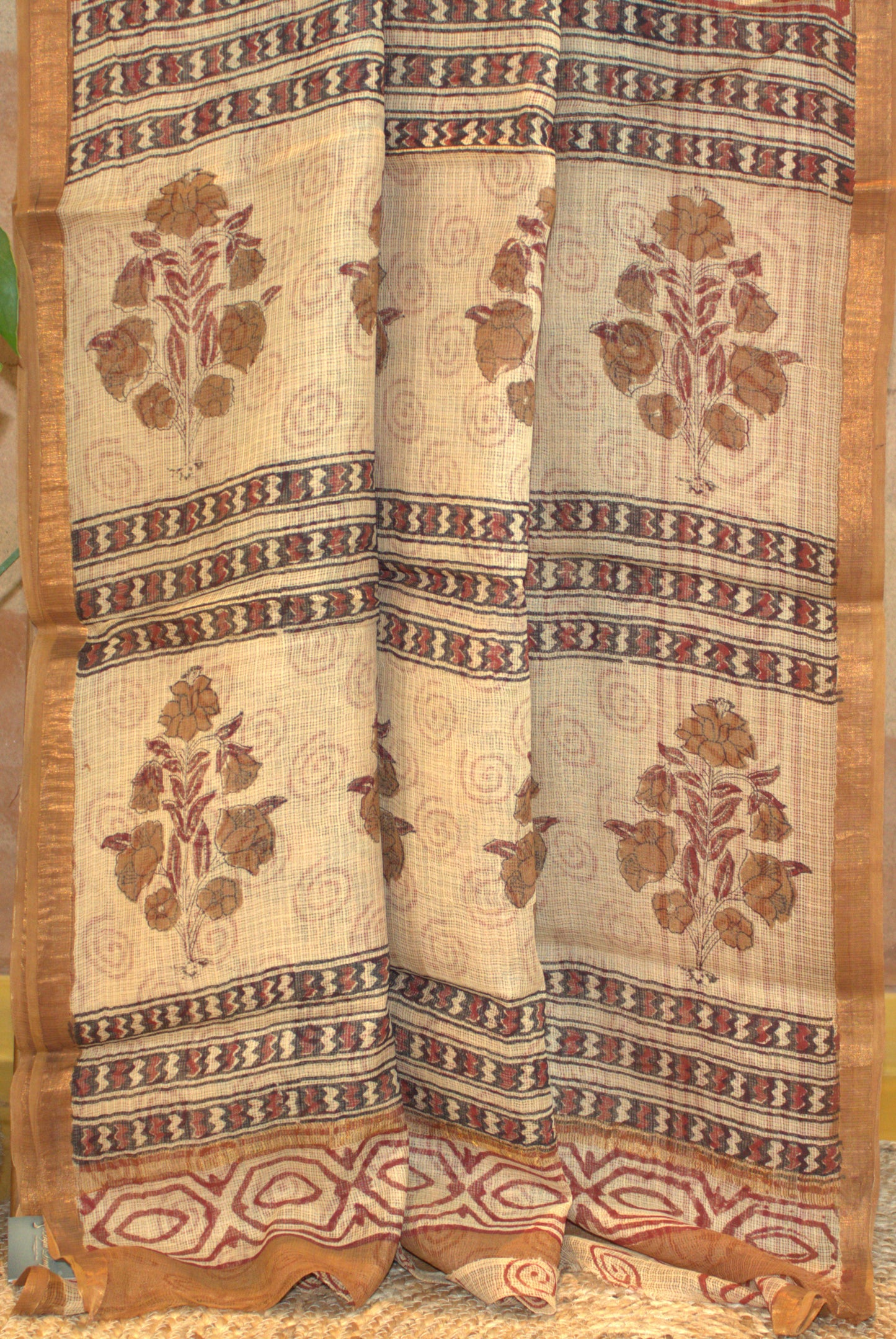 Kota Black saree with small zari border