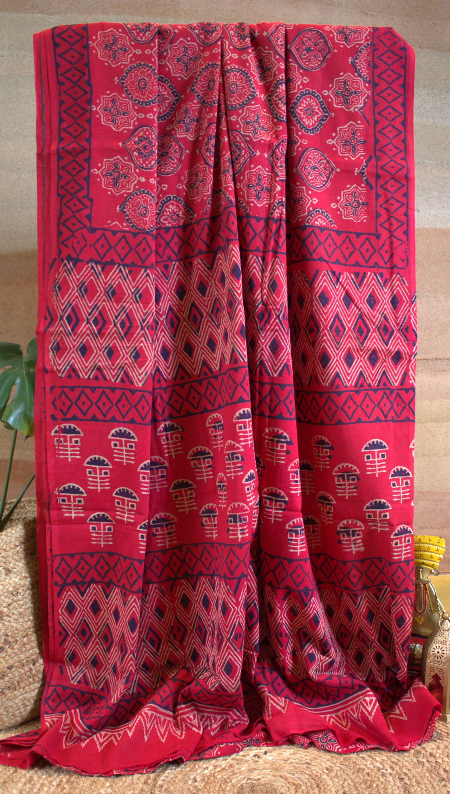 Mul Cotton Saree Napthol print