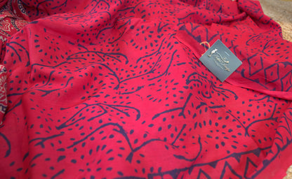 Mul Cotton Saree Napthol print